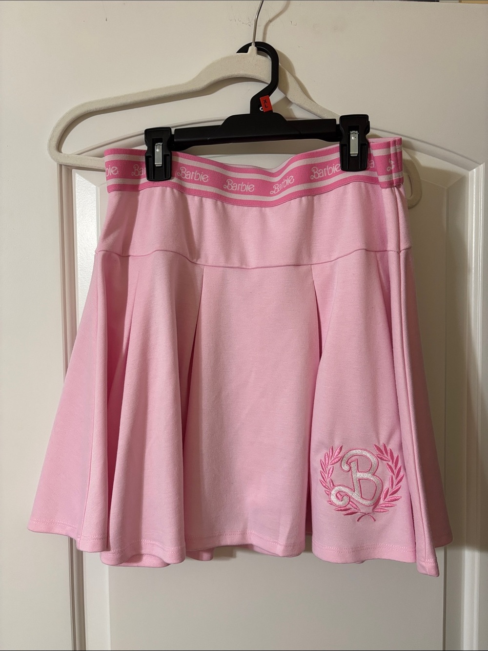 Barbie Light Pink Skort with Logo Waistband